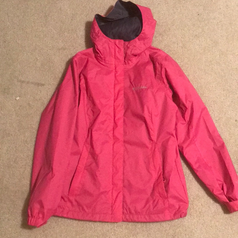 Pink Columbia Windbreaker